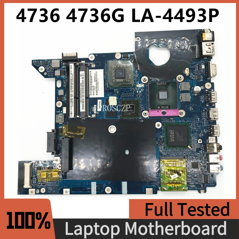 Free Shipping High Quality Mainboard For ACER 4736 4736ZG Laptop Motherboard KAL90 LA-4493P MBP4302001 100% Full Working Well