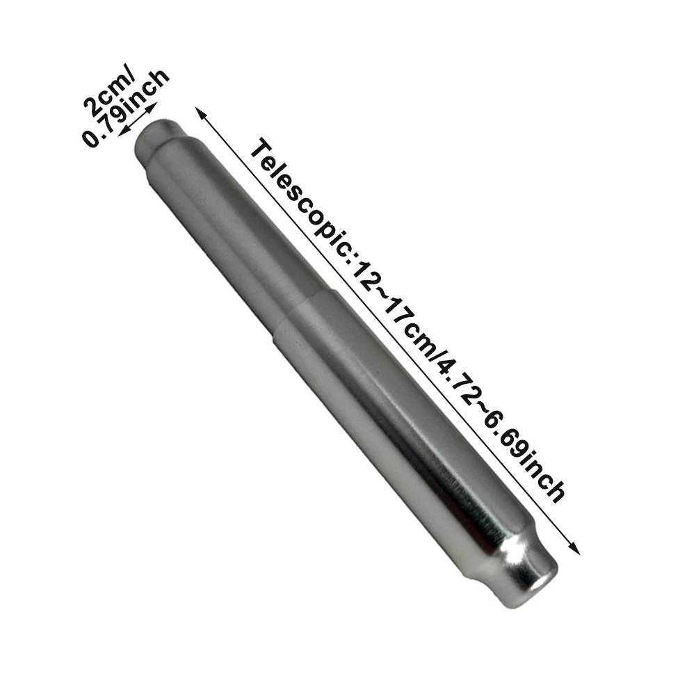 

Flexible Chrome Retractable Replacement Roller Spindle Rod Home Spring Loaded Durable Accessories Toilet Paper Holder Insert