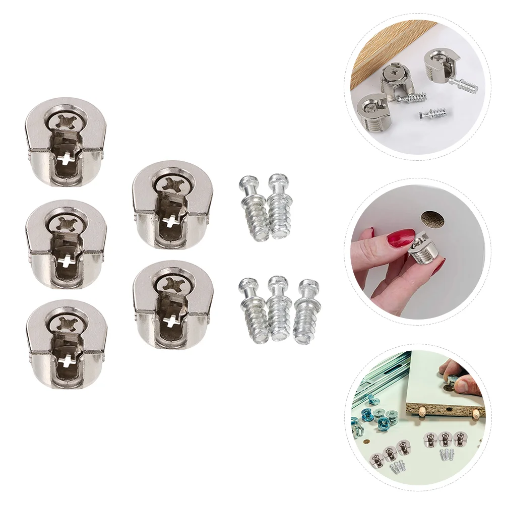 

Furniture Fittings Connecting Holder Cam Shelf Connectors Lock Pin Eccentric Nut Fixer Plate Fastener Connector Multifunctional