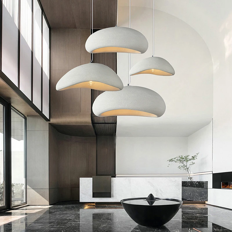 Modern Minimalist Wabi-sabi Wind Led Ceiling Chandelier Lustre Living Dining Room Home Decor Lights Bar Bedroom Loft Luminairea