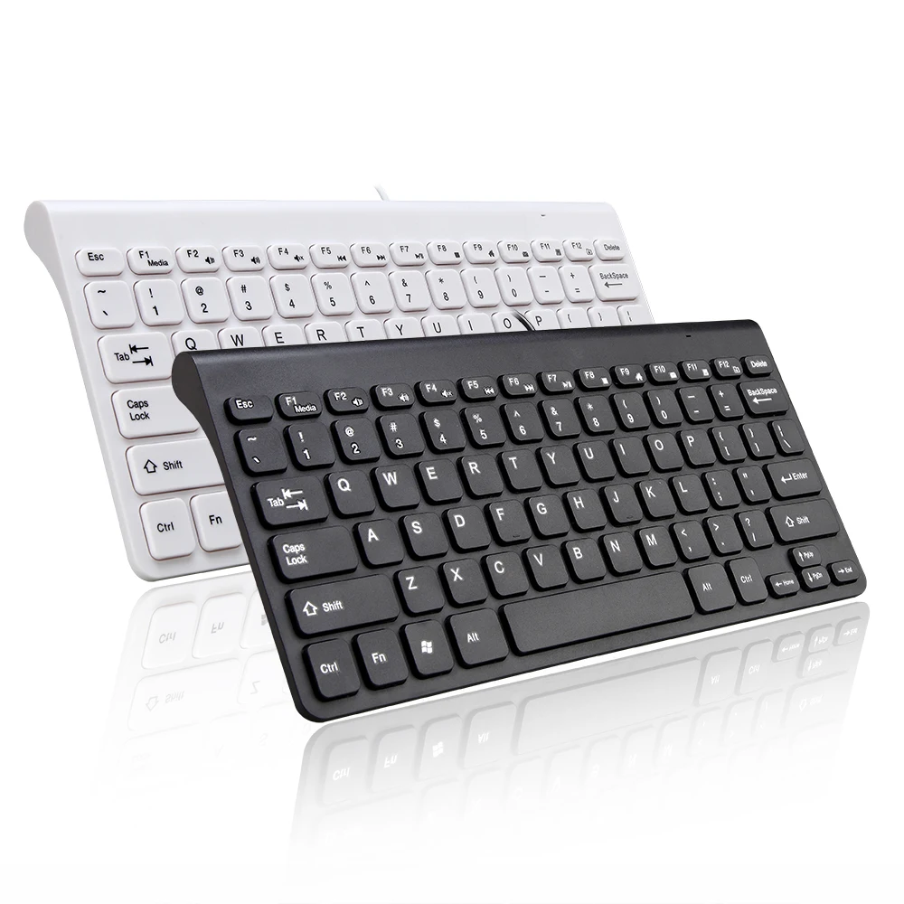Mini Keypad Slim Wired Keyboard USB 78 Keys Small Computer For Notebook PC Desktop Home Office Outdoor Working | Компьютеры и офис