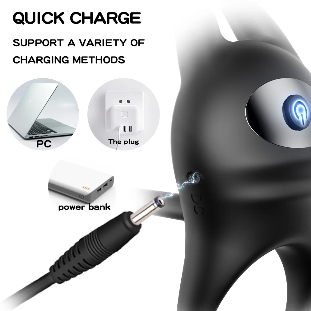 Новинка кольцо для пениса Мужская электрическая подвеска анальная стимуляция