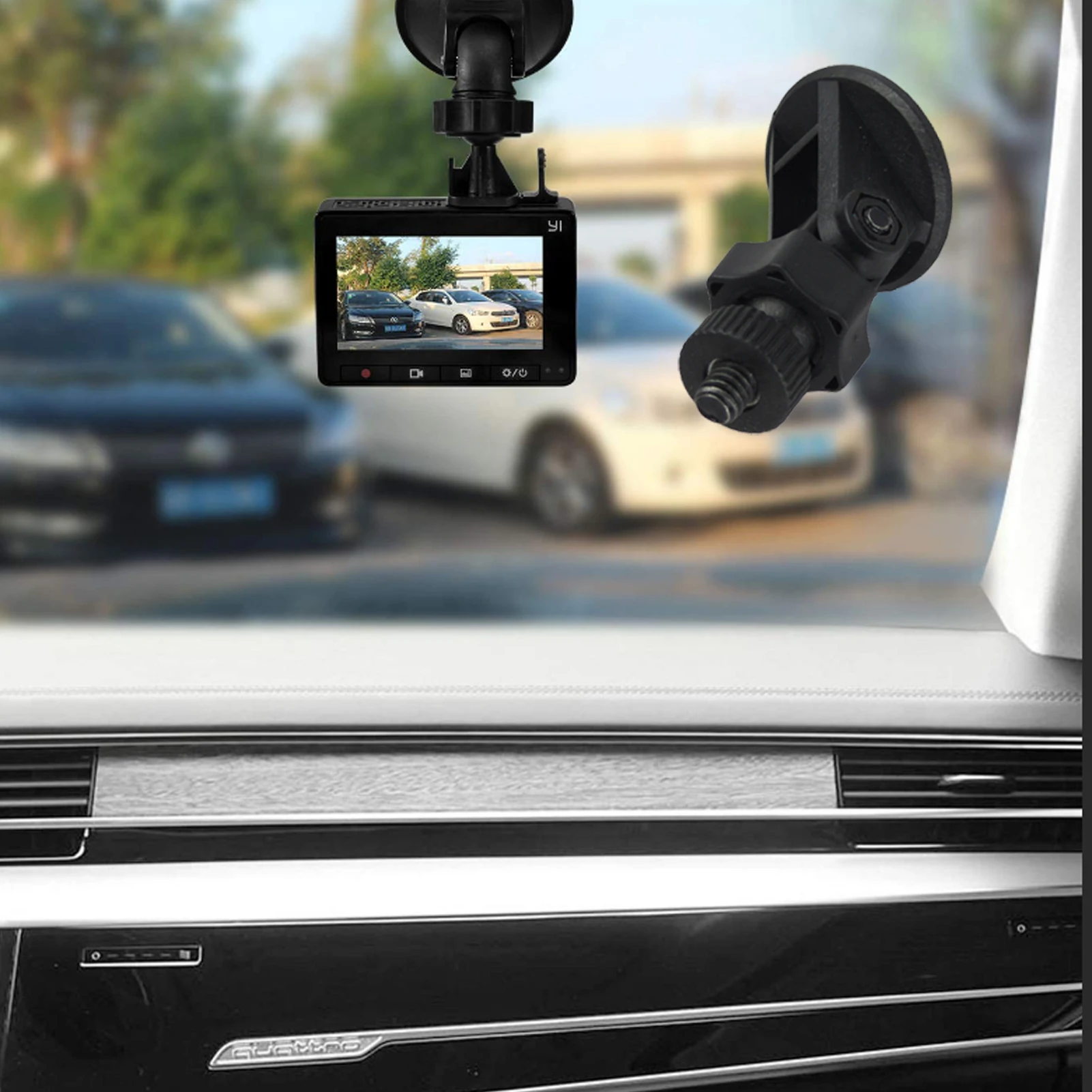 

Крепление для видеорегистратора, стойка для приборной панели на лобовое стекло, стабилизатор против тряски, GPS, зеркало заднего вида с возмо...