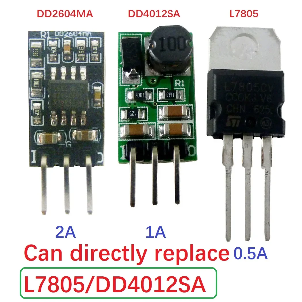 2X Mini 10W DC-DC 6V 8.4V 12V 12.8V 14.8V 15V 20V To 3.3V 4.2V 5V Модуль понижающего преобразователя Замена