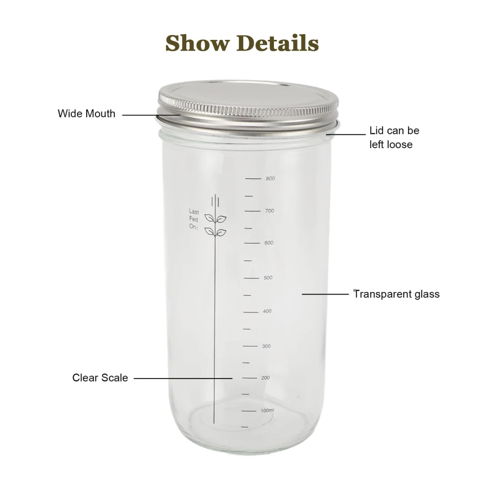 Комплект для выпечки хлеба sourтеста легкая ферментация 24 дюйма со скребком