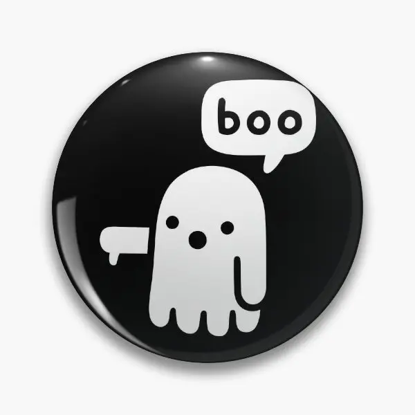 

Ghost Of Disapproval Soft Button Pin Lover Lapel Pin Funny Clothes Cute Collar Hat Metal Gift Creative Women Decor Cartoon