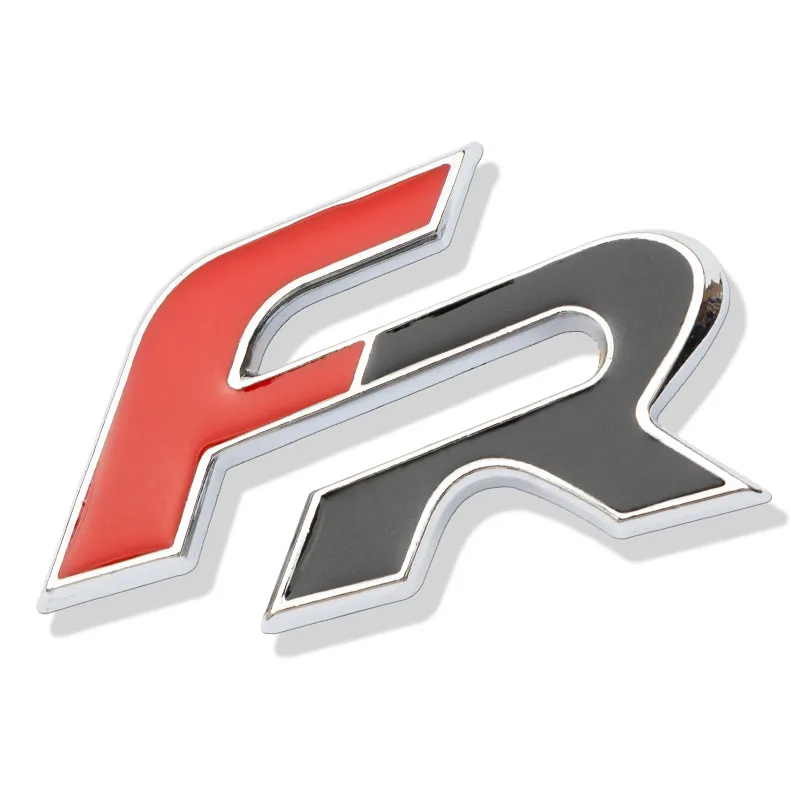 

3D Metal FR Logo Car Sticker Emblem Badge Decals for Seat Leon FR+ Cupra Ibiza Altea Exeo Formula Racing Car Styling Accessories