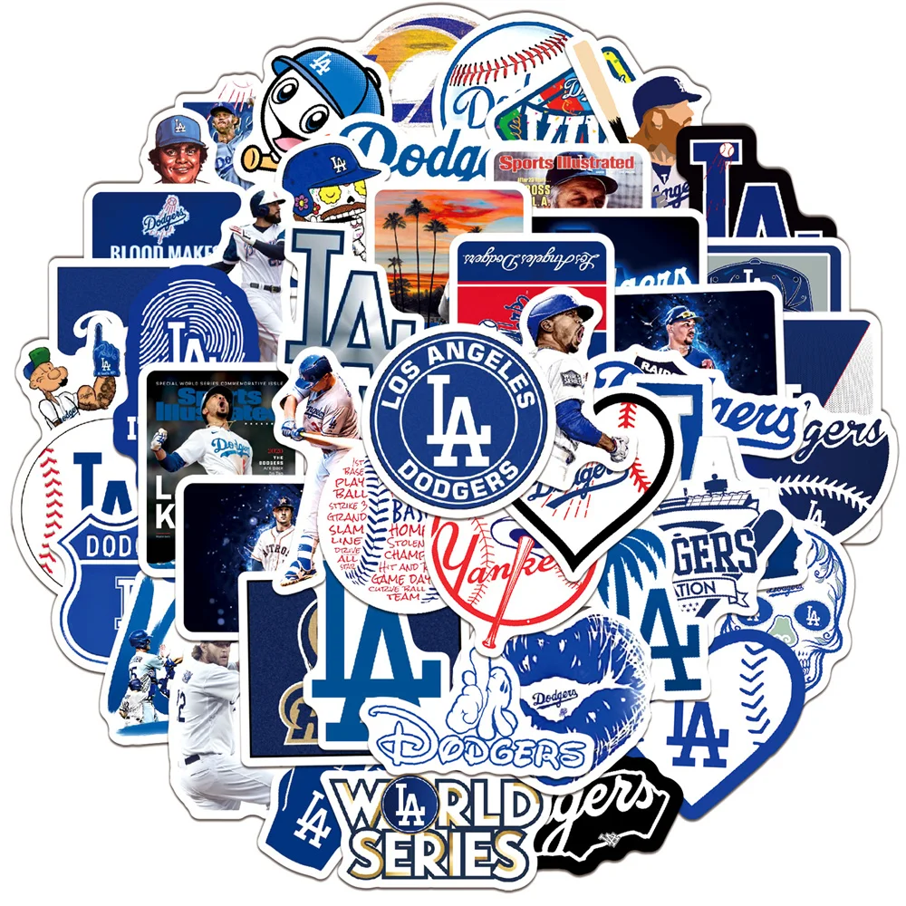 

10/30/50PCS Baseball Logo Sticker Decorative Luggage Laptop IPad Phone Case Cup Skateboard Waterproof Sticker Wholesale