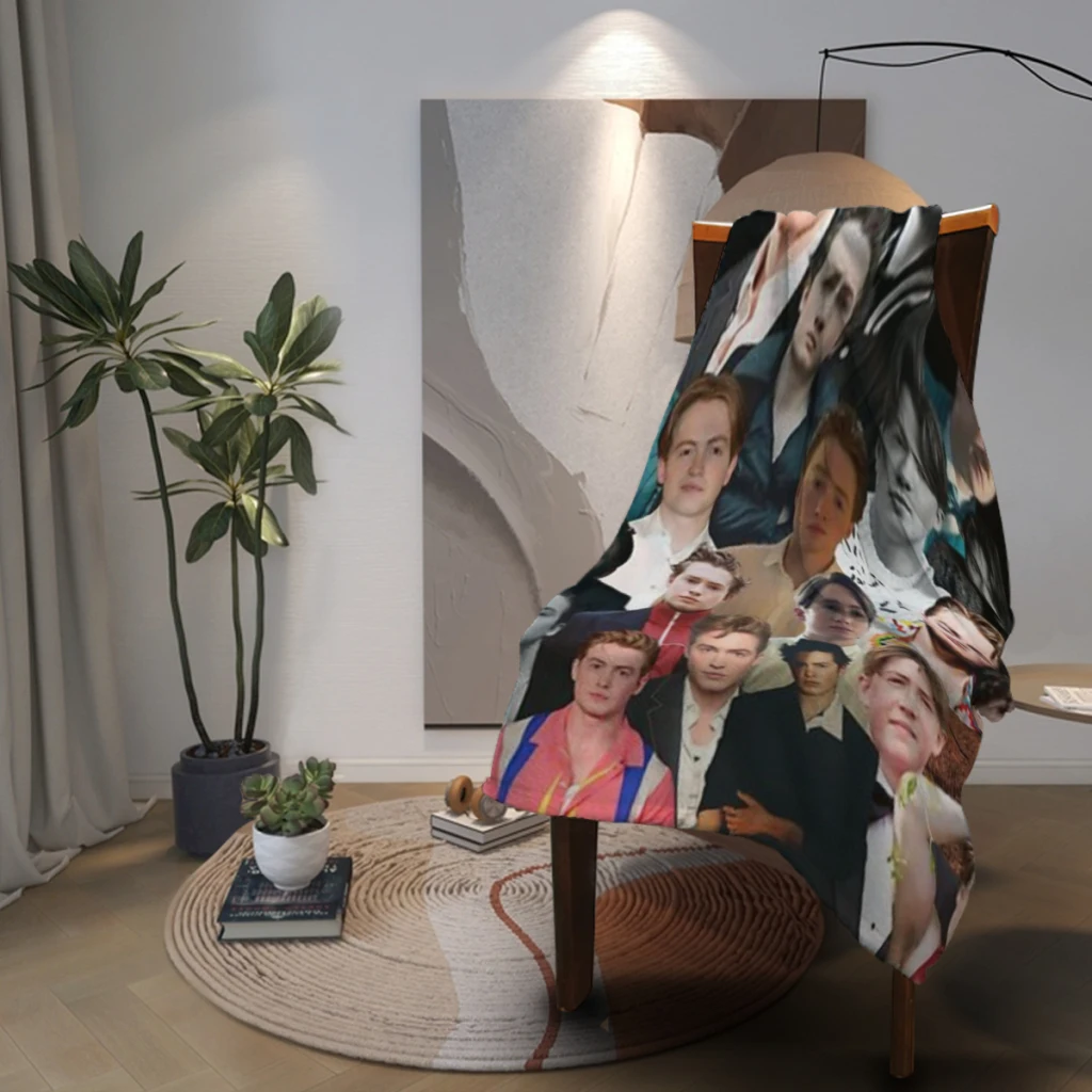 Комплект коннор фотоколлаж среднее одеяло мягкие комплекты одеял пледы для