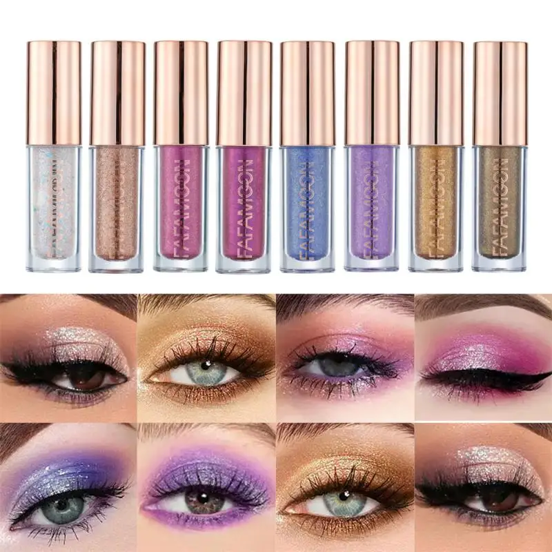 

Diamond Eyeshadow Fine Flash Pearlescent Brighten Silky Eye Products Pearlescent Eye Shadow Liquid Water Proof Liquid Eyeshadow