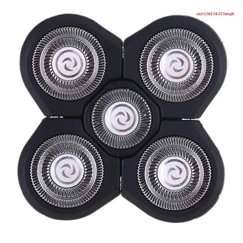 Blade Heads, 5 Heads Beard Cutter Replacement Blade Easy Install Electric Razor Shaver Head For Head And Drop Ship