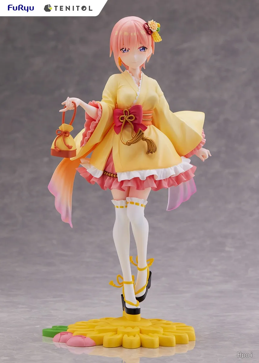 Фото 【ZW】Оригинальная фигурка FuRyu TENITOL Movie Five-Part Bride Ichika в юката-платье, модель-игрушка, подарок №5
