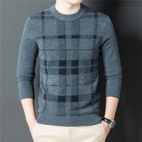 coodrony brand 100 merino wool o neck knitted sweater men clothing autumn winer new arrival classic casual pullover homme z3040