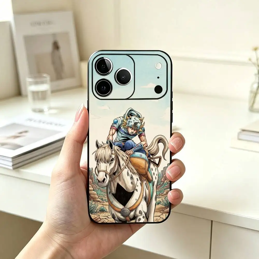 Фото Чехол для телефона J-JOJOs J-Johnny J-Joestar, силиконовый, мягкий, для iPhone 17, 16, 15, 14, 13, 12, 11, X, XR, Plus, Pro, Max, Plus №2