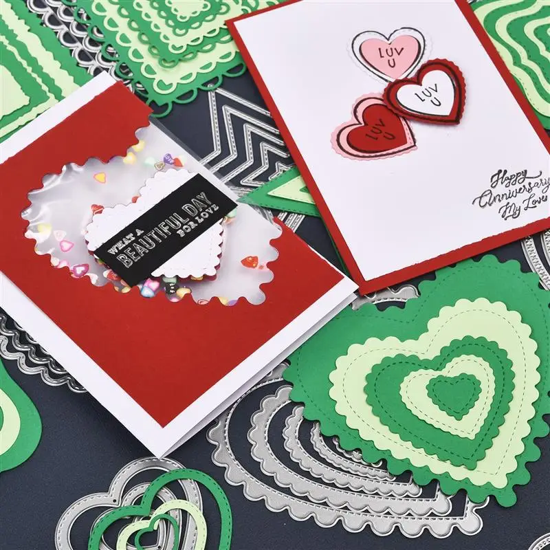 Квадратная Звезда Сердце Прямоугольник круг Сделай Сам ремесло металлическая