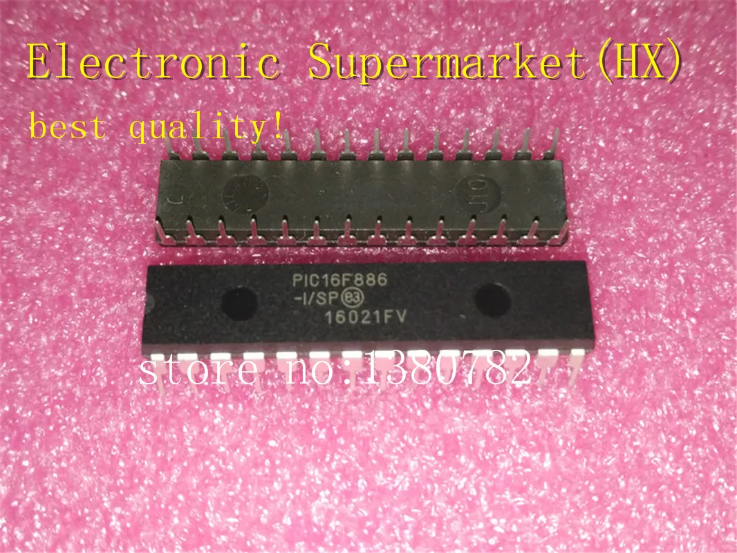 

New original special price spot 50pcs/lots PIC16F886-I/SP PIC16F886 16F886-I/SP DIP-28 New original IC In stock!