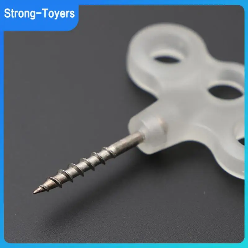 

Устойчивый к ржавчине веревка для гвоздей Нержавеющая сталь безопасный навес с тремя отверстиями фиксированный удобный тройной винт оборудование для кемпинга