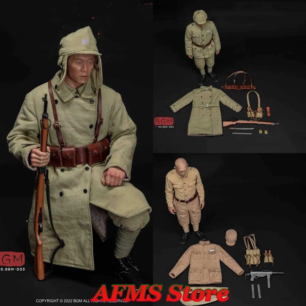 

BGM-002 BGM-003 1/6 Scale Defeated Reactionary Armor 1947 Soldier Battle Costume Set with Weapon for 12‘’ Male Action Figure