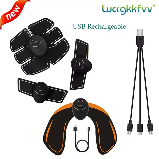 

Muscle Stimulator EMS Wireless Buttocks Hip Trainer Abdominal ABS Stimulator Fitness Body Slimming Massager