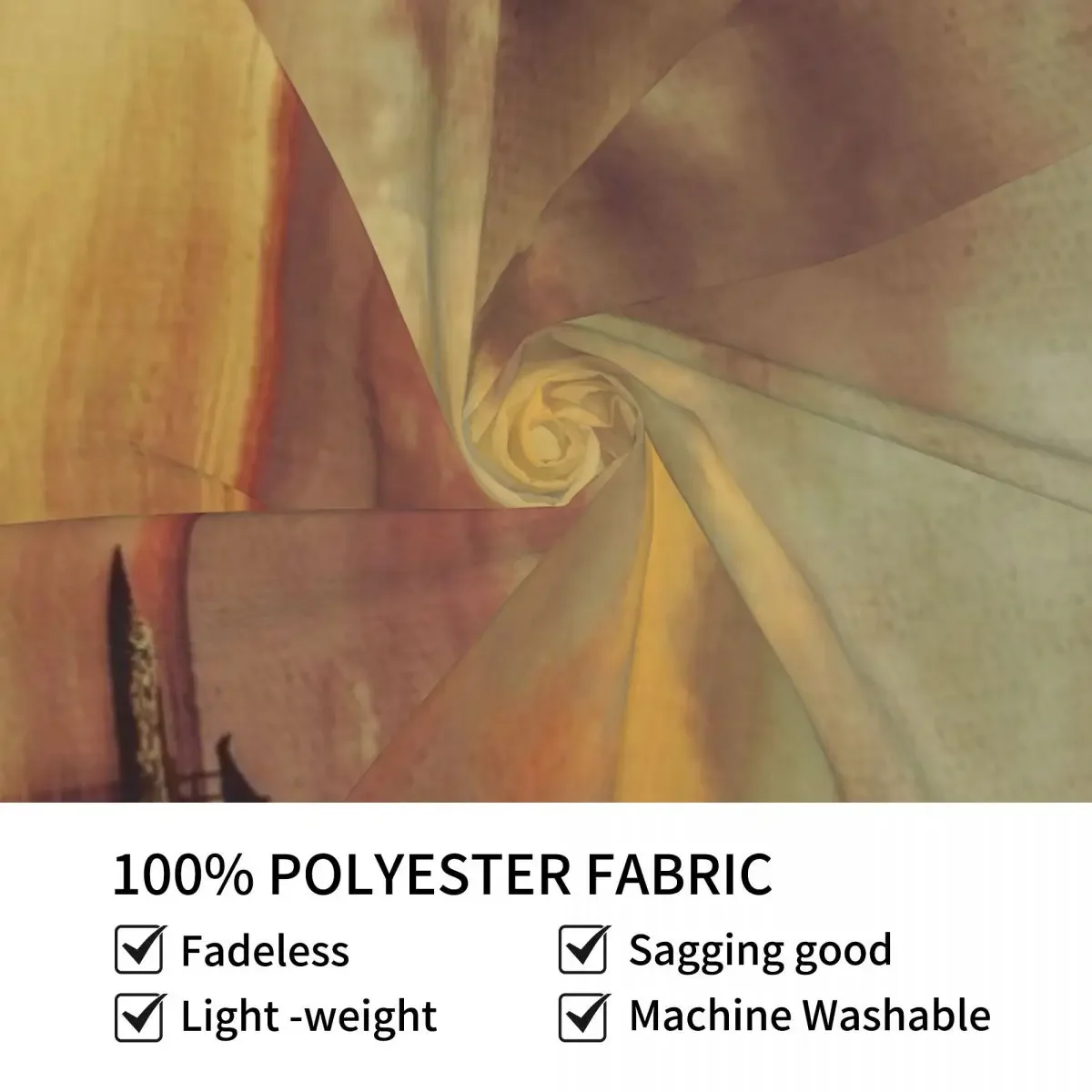 Прогулка в одном — гобелен балийский пляж восходе солнца забавный скандинавском