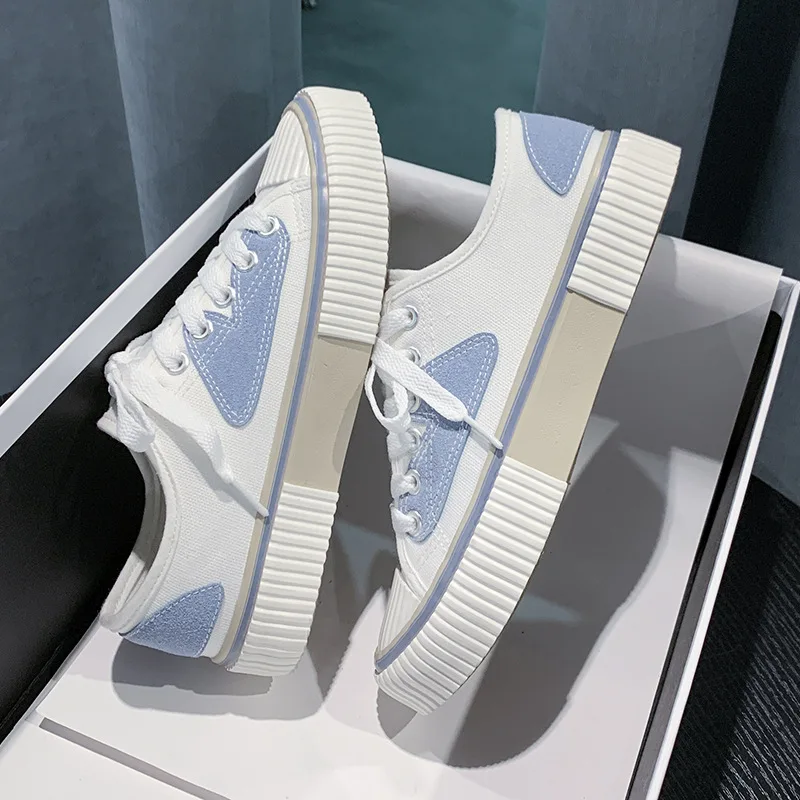 2023 Summer Canvas Shoes for Women's Sneakers Cricket Shoes Fashion Ins Student Movement Fashion Low Help Casual Shoes Women's