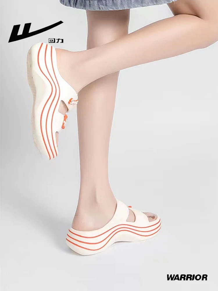 Warrior Summer Platform Sandals Women 2023 Fashion Open Toe Comfort Soft Arch Slippers Outdoor Beach Woman Walking Eva Shoes