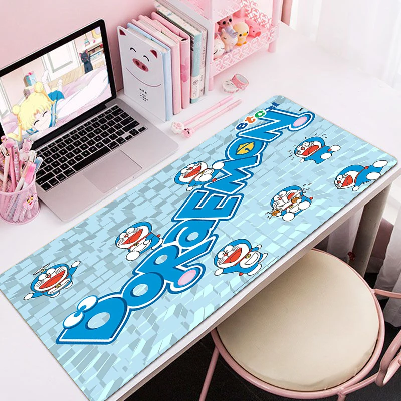 

Коврик для мыши Doraemon Xxl, коврики для мыши для настольного компьютера, офиса, ПК, аксессуары, Настольный коврик, расширенный коврик, игровой ко...