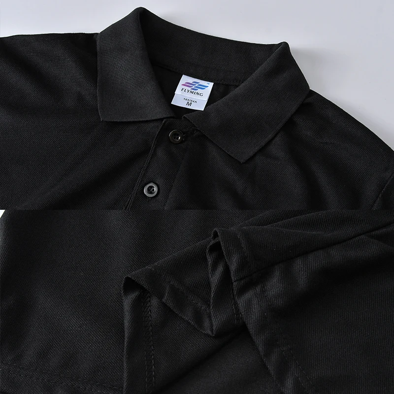 NO LOGO Price Cotton Short Sleeve Polo Shirts Custom Logo Lapel Top Advertising Cultural Shirt Team Personal Brand Design |