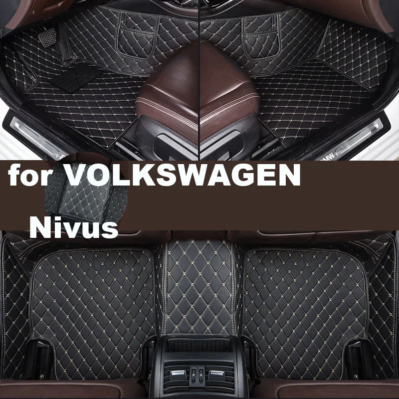

Autohome Car Floor Mats For VOLKSWAGEN Nivus 2020-2021 Year Upgraded Version Foot Coche Accessories Carpets