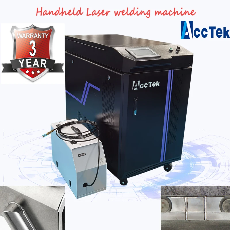 

1kw 1.5kw 2kw Fiber Laser Welding Machine with Auto Wire Feeder and Wobble Head for Metal