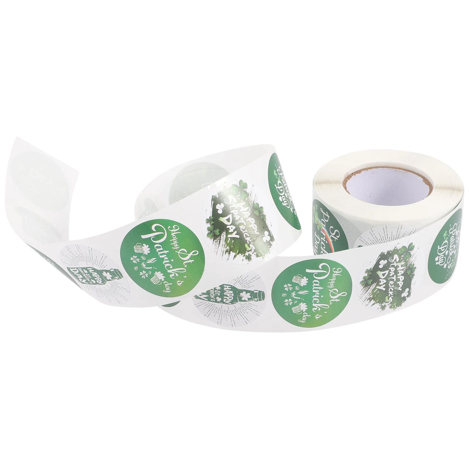 

Day Stickers Patrick Patricks St S Labels Sticker Shamrock Party Decorations Gift Envelope Round Favor Decals Green Happy Crafts