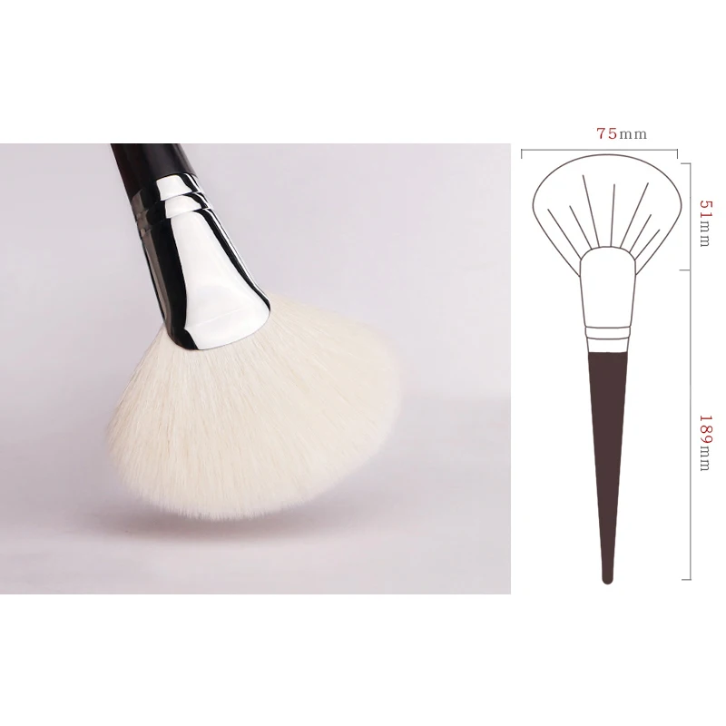 Кисть для макияжа CHICHODO-роскошная ручка из черного дерева натуральный ворс 41 шт.