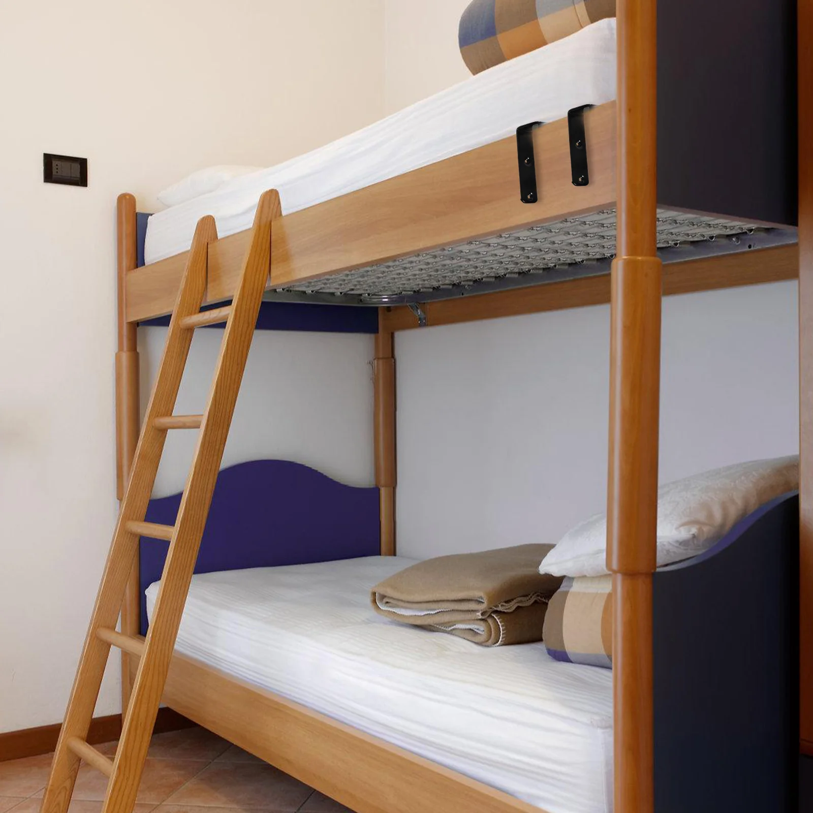 Микро-косые крючки для лестниц прорезиненные двухъярусные держатели кровати