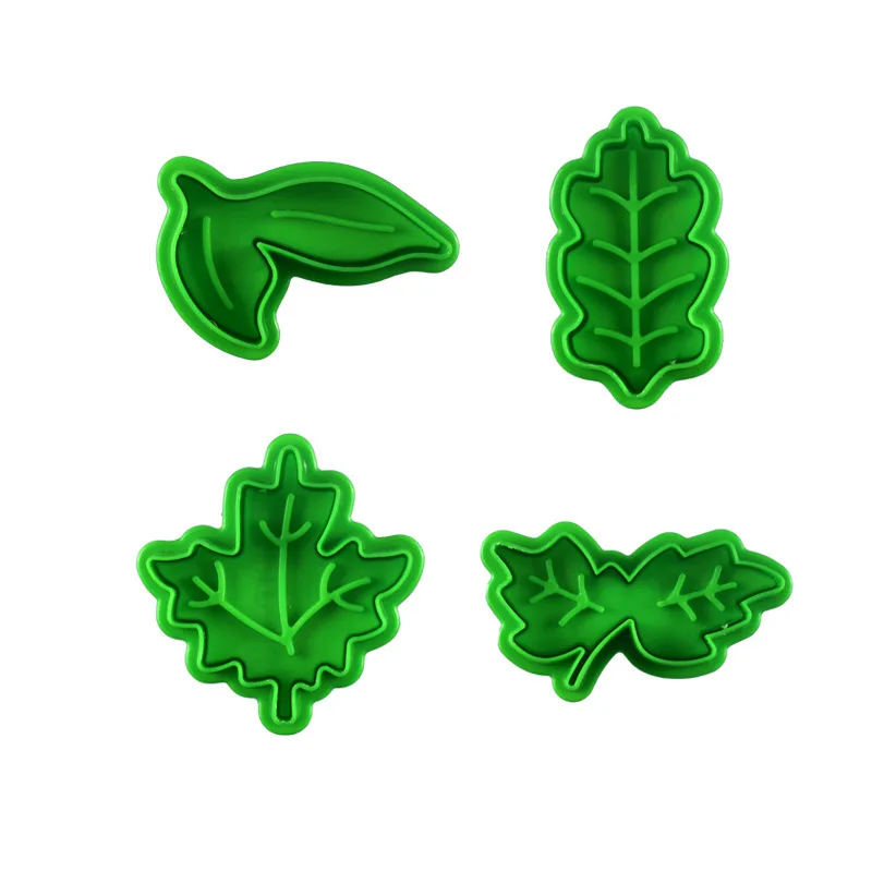 

4 шт./набор, формочки для печенья в форме листьев