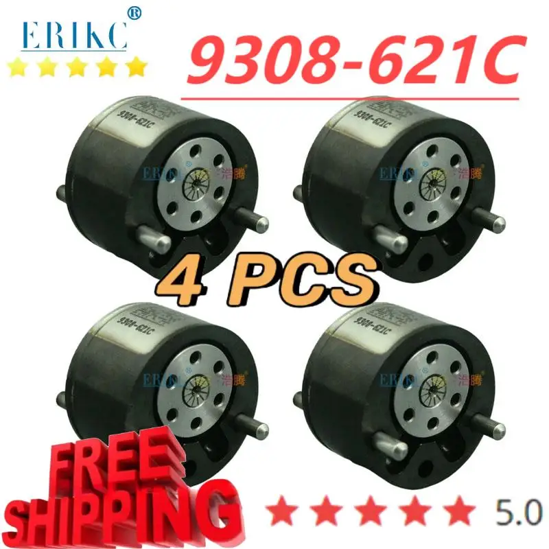 

4 шт. 9308-621C Форсунка клапана 28239294 28440421 Клапан Common Rail 9308Z621C 28538389 Черное покрытие 9308 621C для Delphi EU3/4