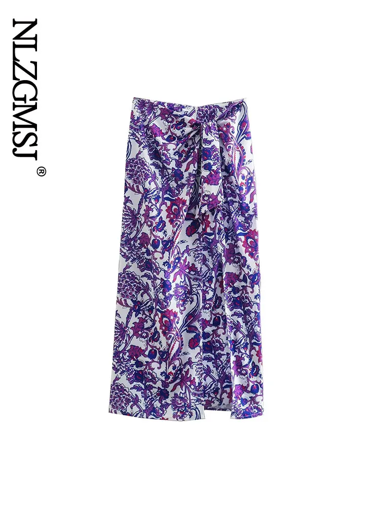 

Женская Юбка-миди с завышенной талией, свободного покроя