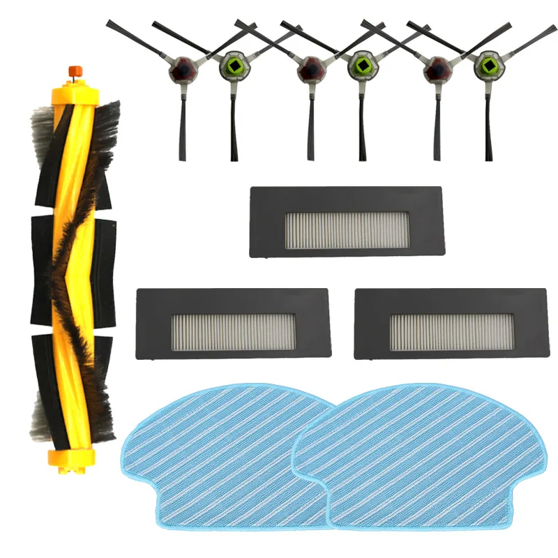 

Multi-function spare parts mop head side brush HEPA filter main brush for Ecovacs Deebot DE55 DE53 vacuum cleaner