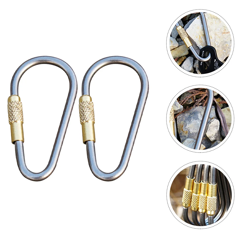 

2PCS Outdoor Multi-functional Buckle Backpack Carabiner for Camping Climbing