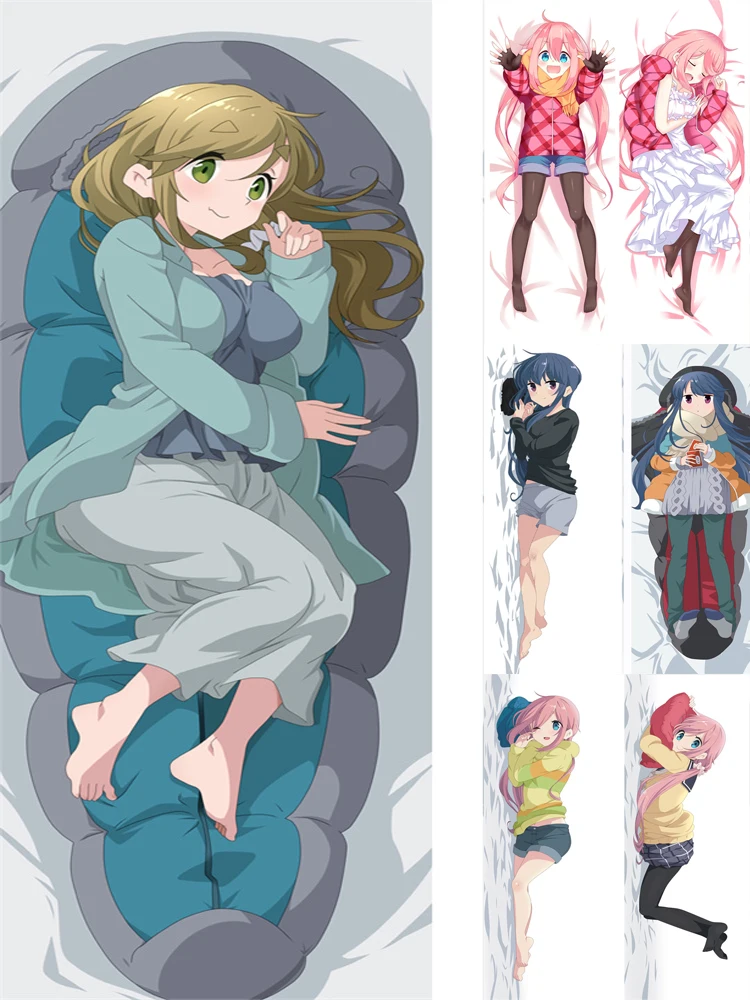 

Yuru Camp Laid Back Camp Anime Dakimakura Body Sexy Kagamihara Inuyama Shima Pillowcase DIY Cosplay Costume Pillow Cover Case