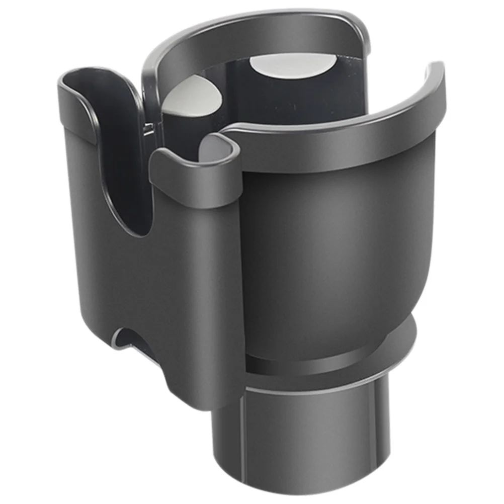 

2-in-1 Multifunctional Car Cup Holder for Beverage and Mobile Phone ABS Material Black Color Easy Installation for Auto Use