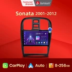 Автомобильный мультимедийный плеер Junsun V1 Pro, 4G CarPlay, Android 10, 4 Гб ОЗУ, 64 Гб ПЗУ, для Hyundai Sonata 2001-2012, GPS, no 2din, 2 din, dvd
