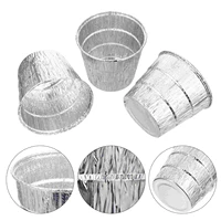12pcs oil bucket iron bucket tin foil outdoor disposable liners kit for camping bbq