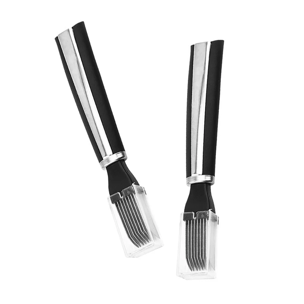 

2pcs Ginger Garlic Garlic Slicer Manual Scallion Slicer Onion Dicer Scallion Slicing Tool Green Onion Slicer