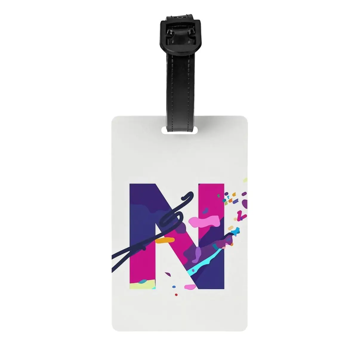 

Luggage Tags for Men Women Suitcases Baggage Privacy Bag Tags Identifiers ID Card Labels With stainless steel ring