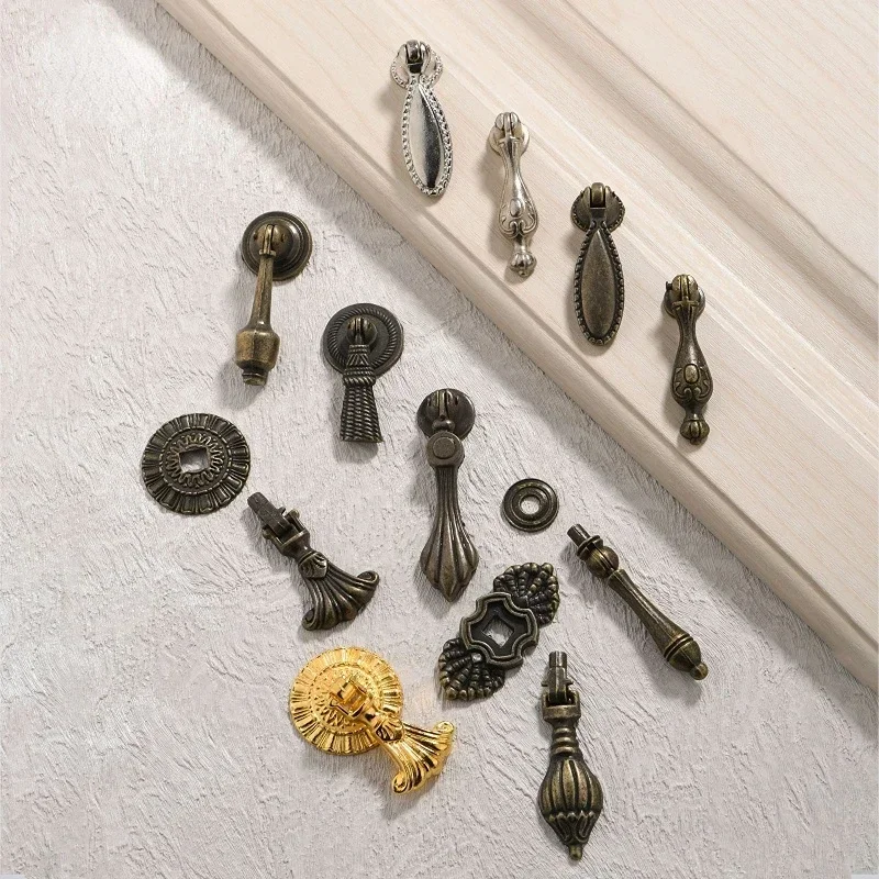 1 шт. ручка для шкафа под античную латунь