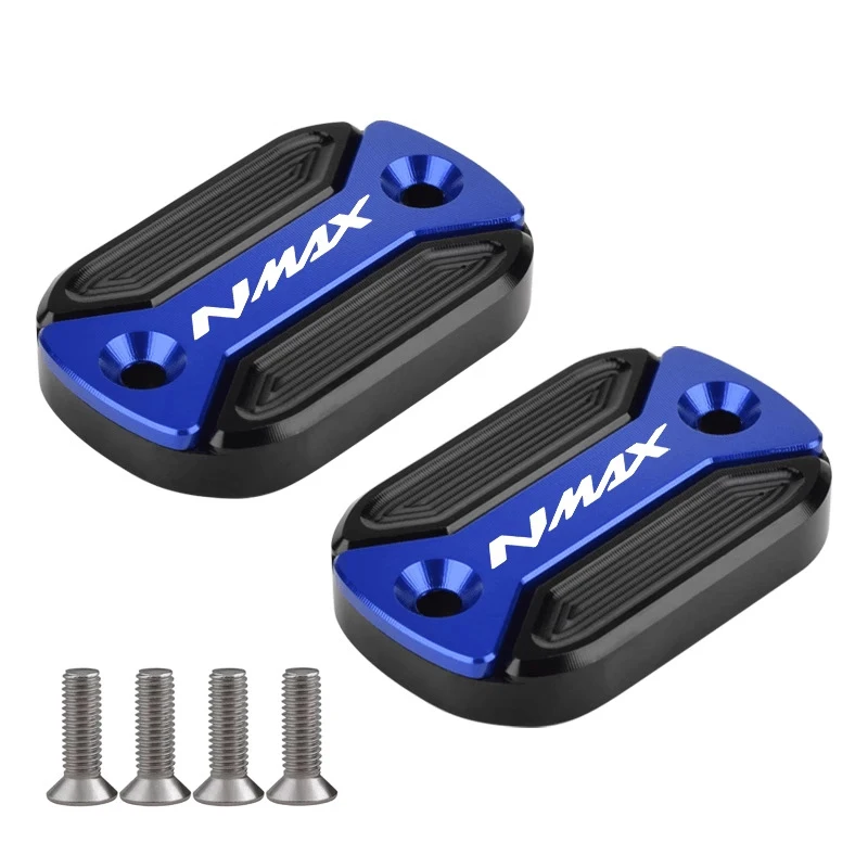 Фото NMAX 125 155, крышка тормозной жидкости, подходит для YAMAHA NMAX 125 NMAX 155 2015-2023, аксессуары для мотоциклов, крышка тормозного масляного насоса из алюминиевого сплава №4