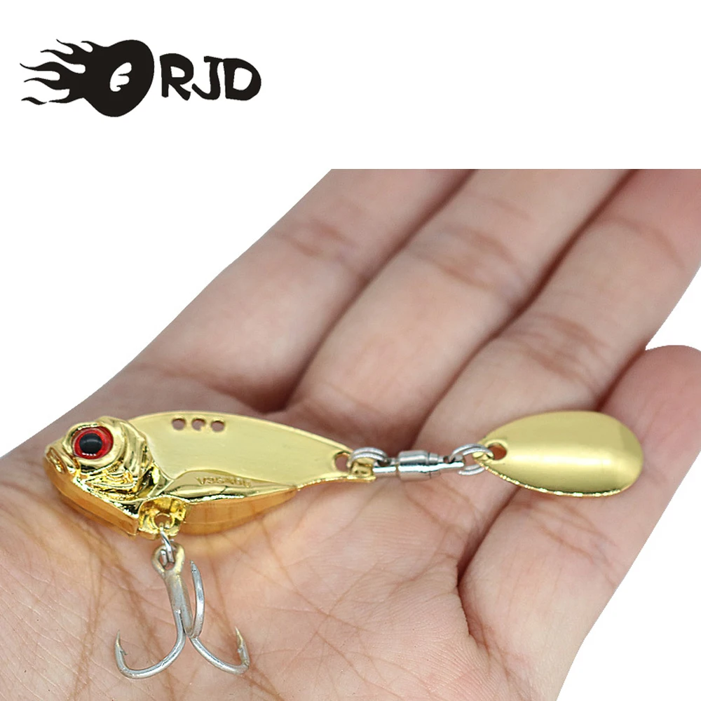 

ORJD Spinner Fishing Lures 1PCS 10g/15g Wobblers Sequin Spoon Crankbaits Artifical Easy Shiner VIB Baits Fly Fishing Trout Pesca