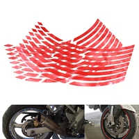 universal 14 17 19 inch car motorcycle wheel sticker rim reflective tape for kawasaki z800 z900 z1000 ninja 300 400 650 1000
