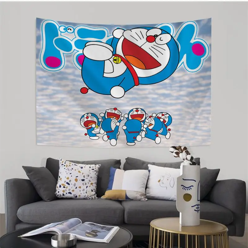 Настенный гобелен с рисунком дораэмона Богемские настенные гобелены мандала