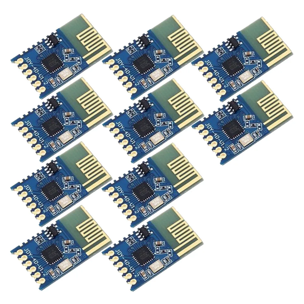 

10X JDY-40 2.4G Wireless Serial Port Transmission Board Transceiver Module Super NRF24L01 Lot